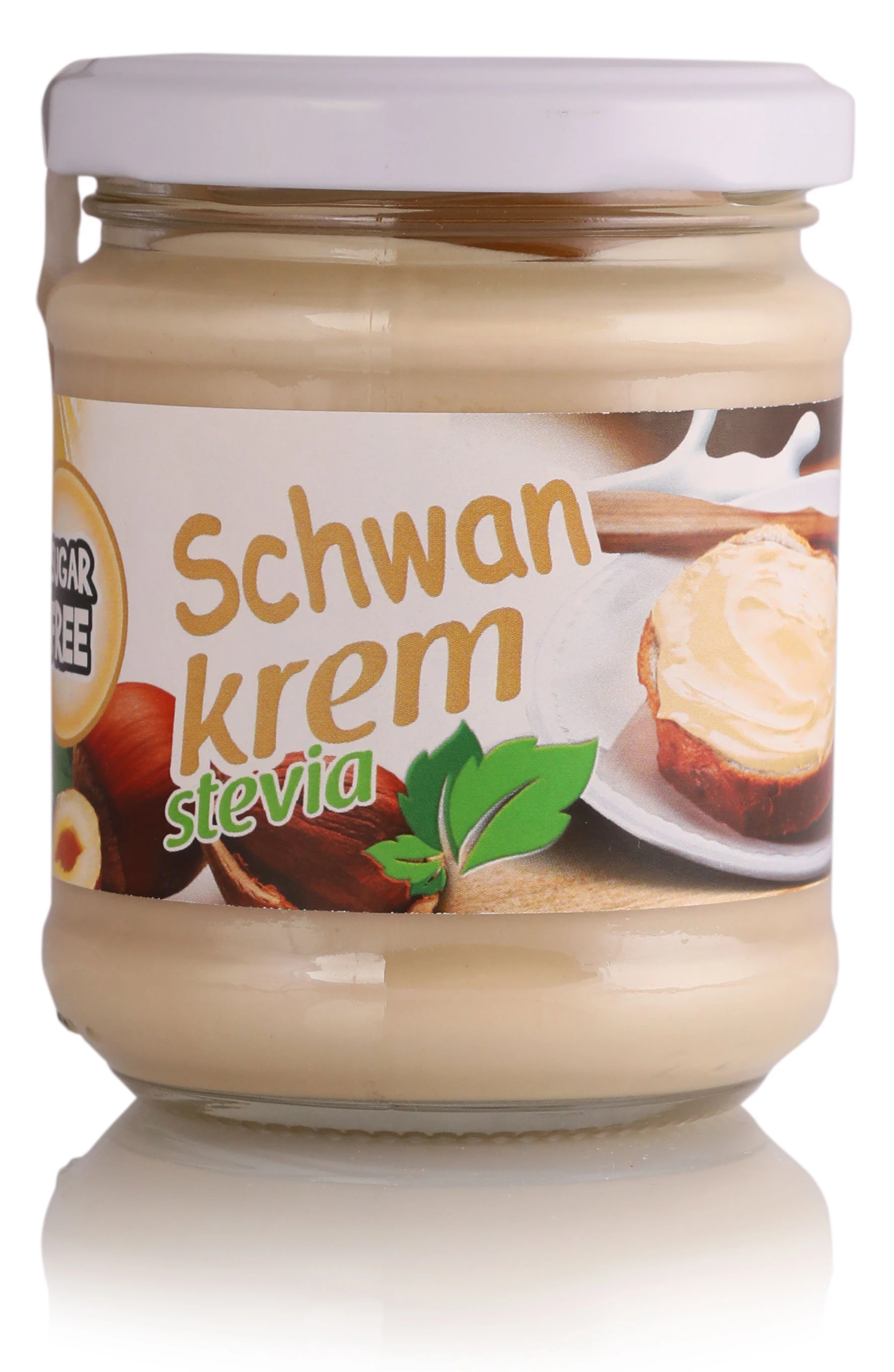 Beli krem stevija 200 g Schwan